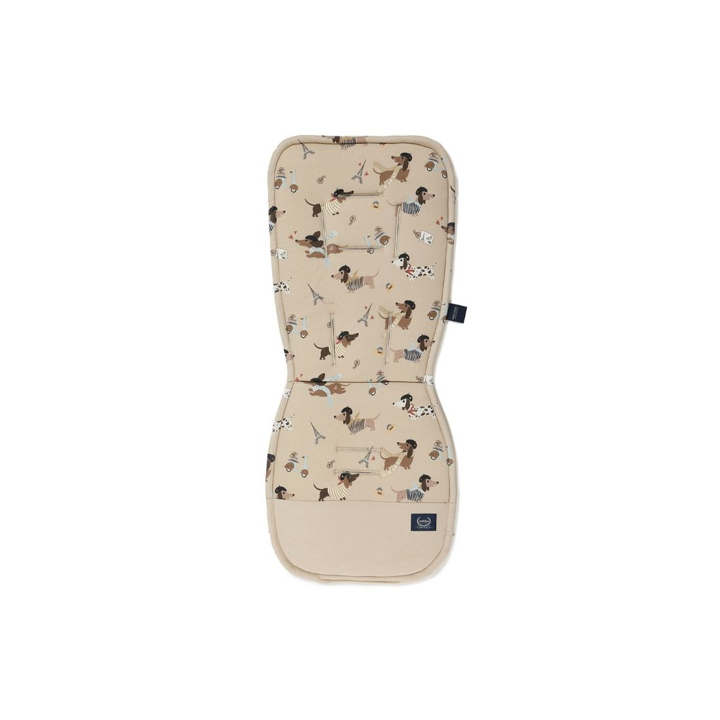 Pierre The Dog - Wkładka do wózka - Stroller Pad - La Millou - Organic Jersey Collection