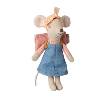 Myszka Wędrowiec Dziewczynka ze Śpiworem - Big Sister - Maileg