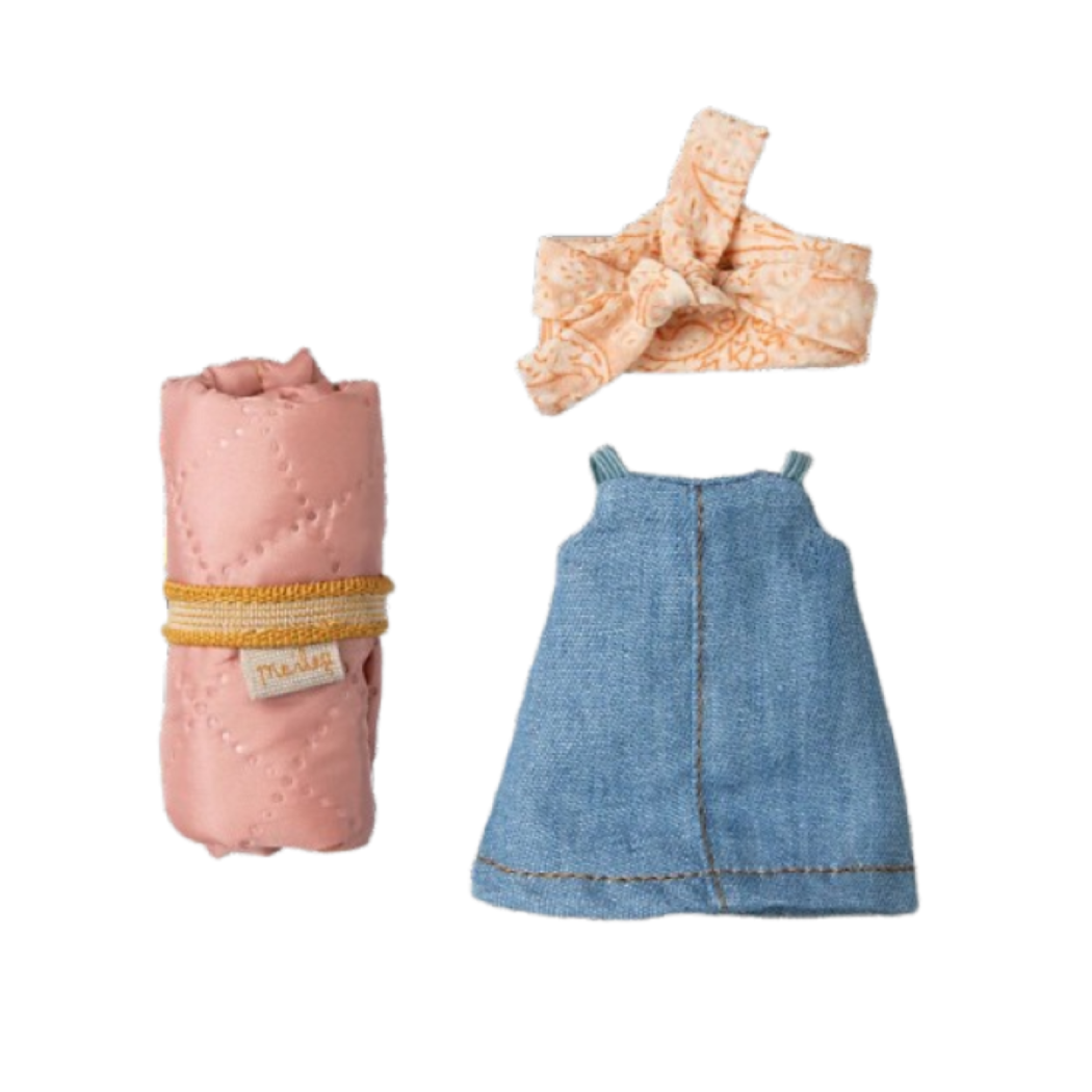 Myszka Wędrowiec Dziewczynka ze Śpiworem - Big Sister - Maileg