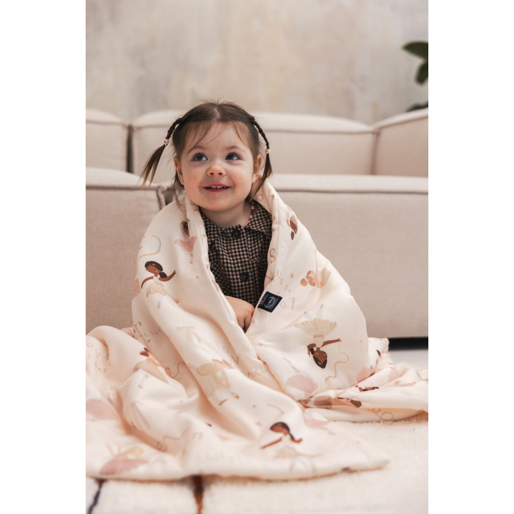 Ciepły Koc Velvet M - 80x100 cm - Ballerine - La Millou