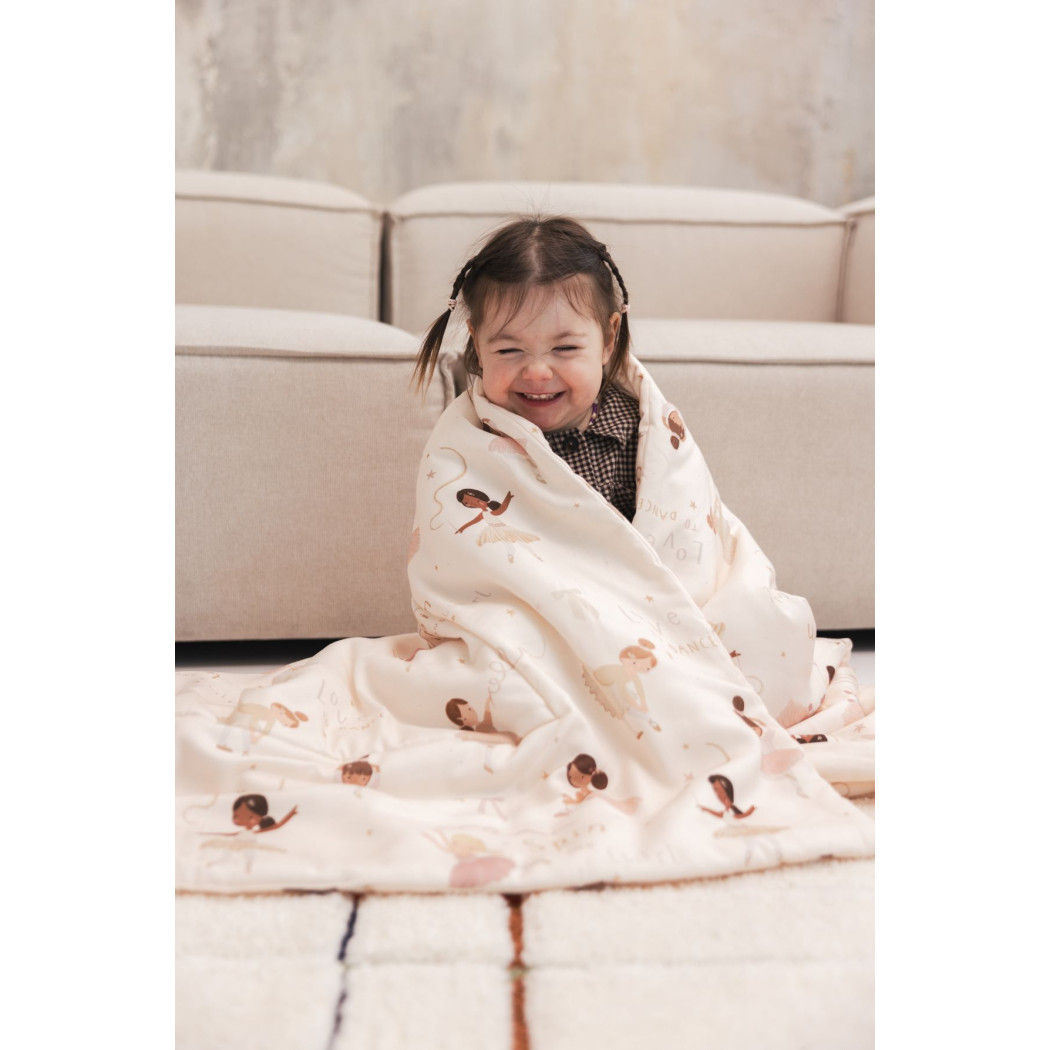 Ciepły Koc Velvet M - 80x100 cm - Ballerine - La Millou