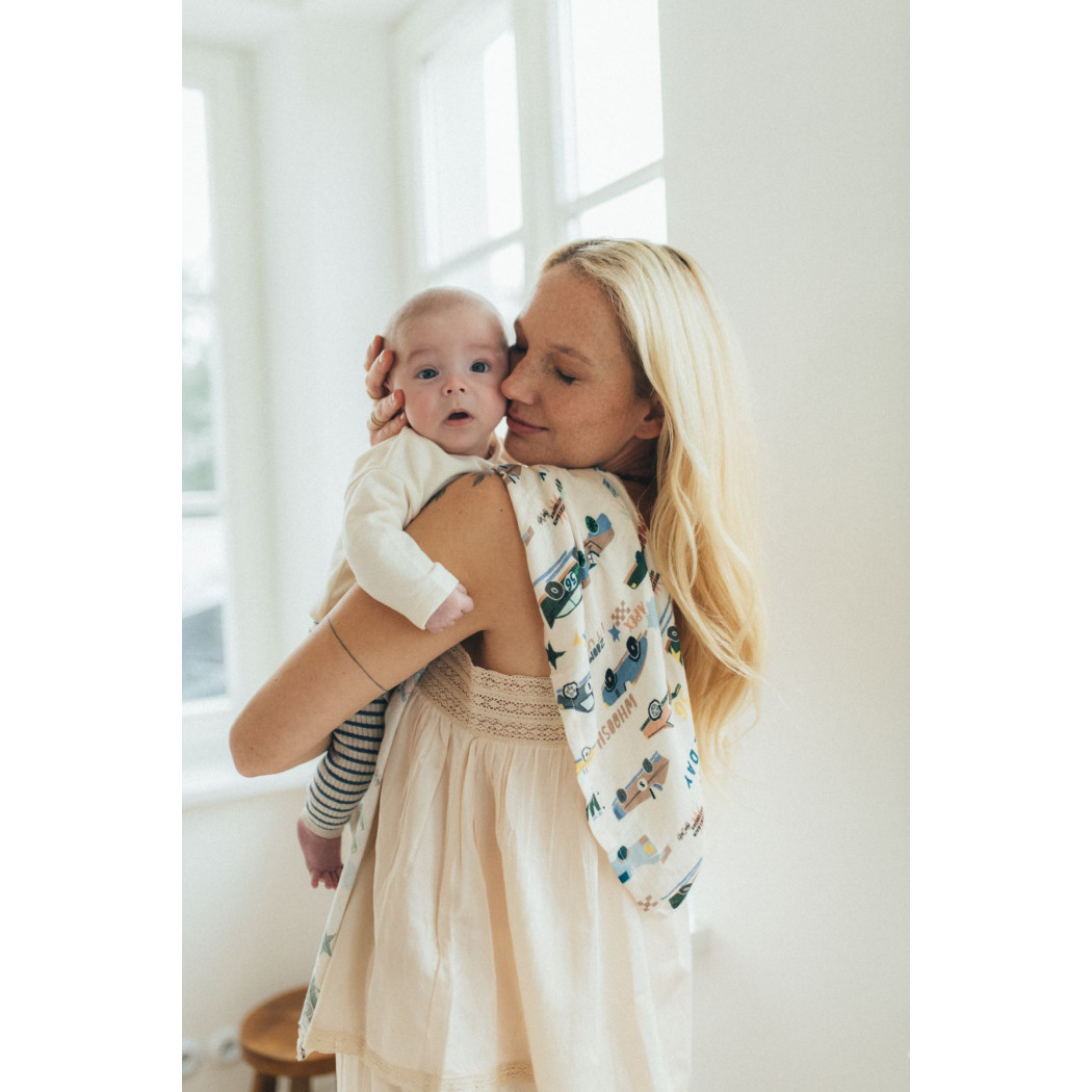 Bambusowo-Muślinowy Otulacz - Grand Prix - 115x140 - La Millou