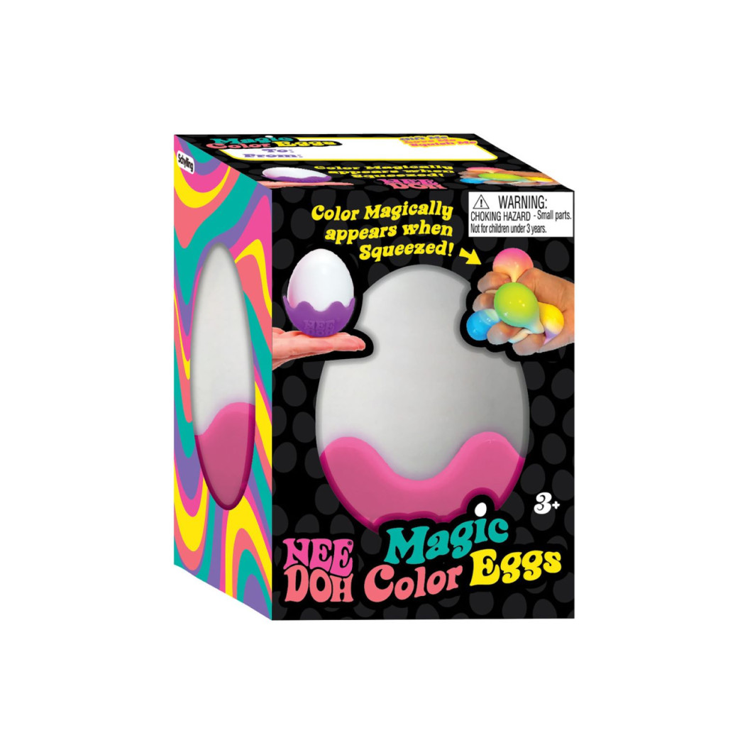 Różowe Magiczne Jajko - Zabawka Sensoryczna - Gniotek Antystresowy - NeeDoh
