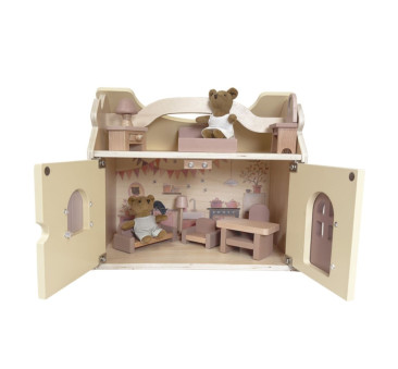 Drewniany Domek z Rodziną Misiów - EGMONT TOYS