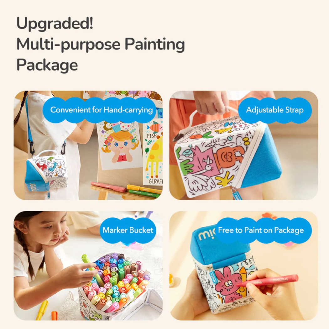 Markery Akrylowe 36 Kolorów - Miękkie Opakowanie - Mideer