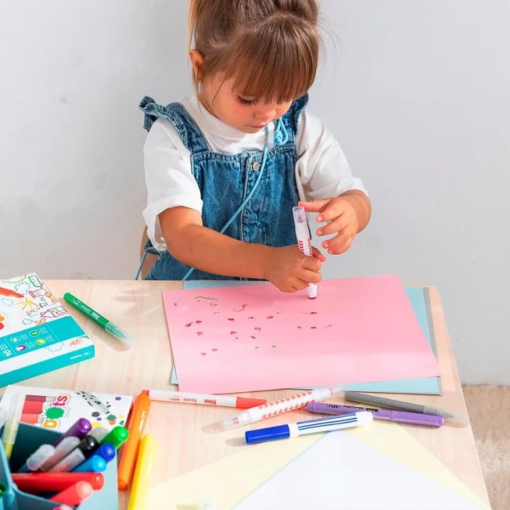 Kropkowe Flamastry 8 Kolorów - Apli Kids