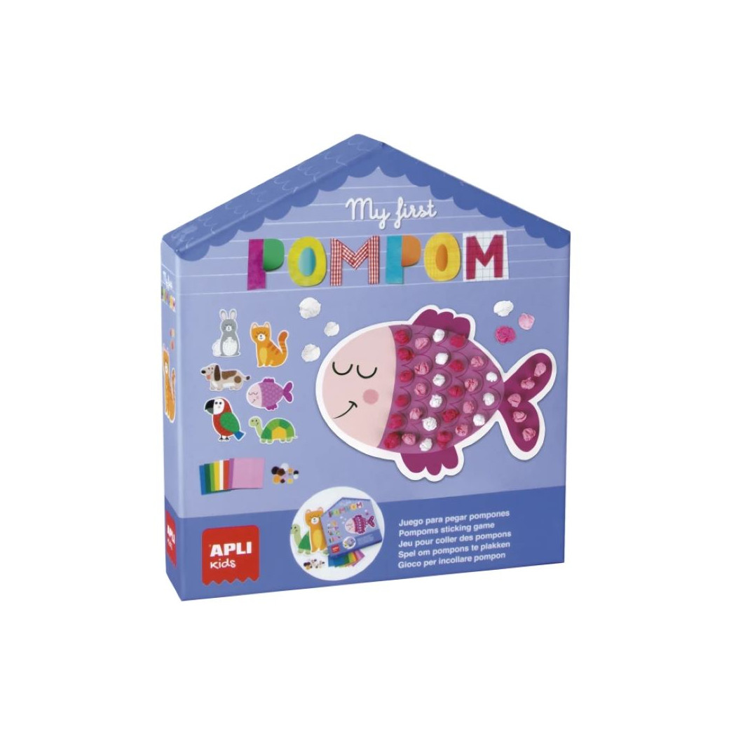 Pompony - Mój Pierwszy Zestaw Artystyczny - Apli Kids