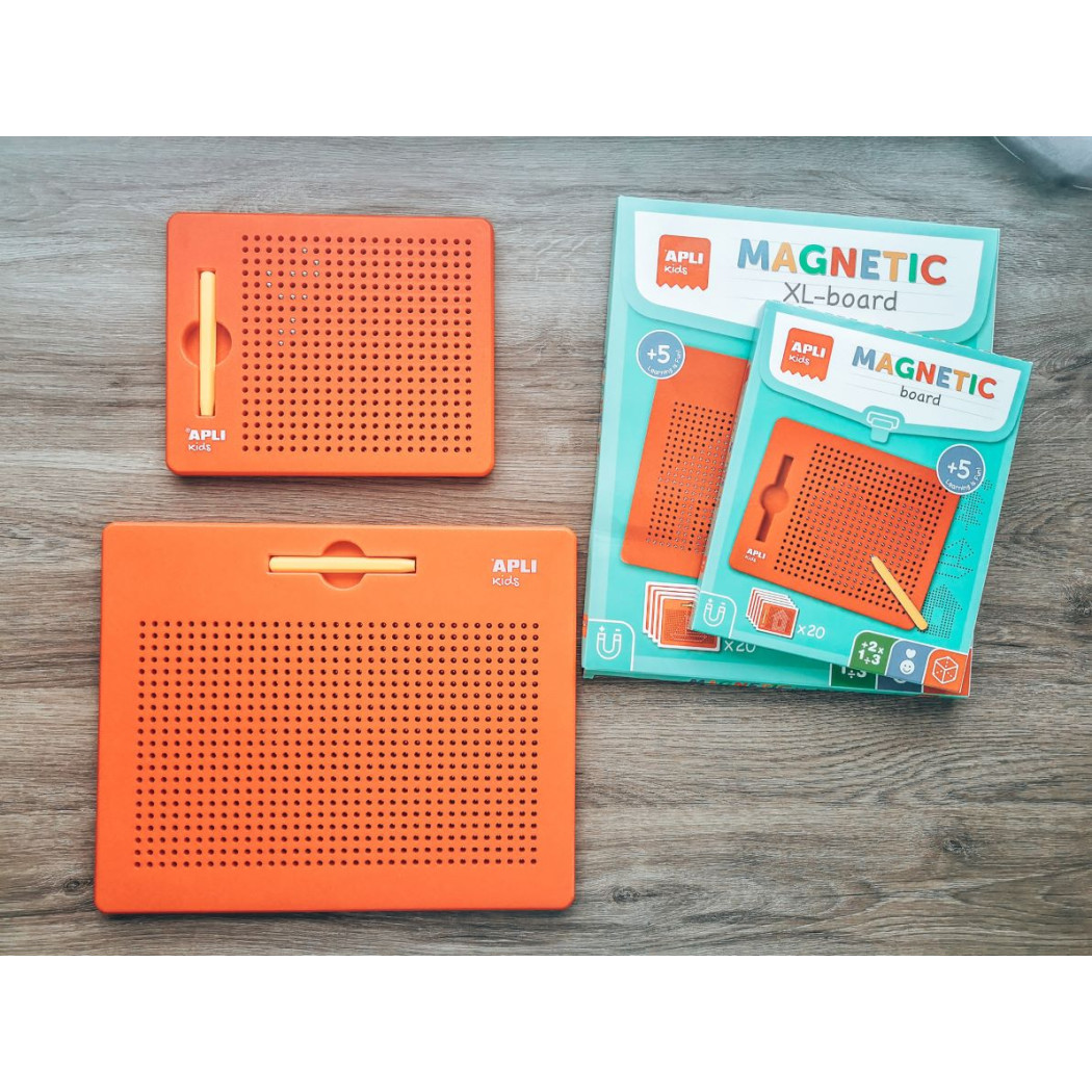 Duża Magnetyczna Tablica z Rysikiem XL - Apli Kids - Do Rysowania