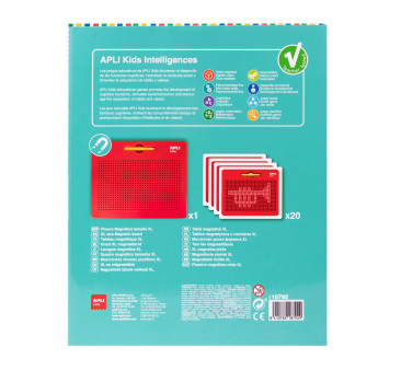Duża Magnetyczna Tablica z Rysikiem XL - Apli Kids - Do Rysowania