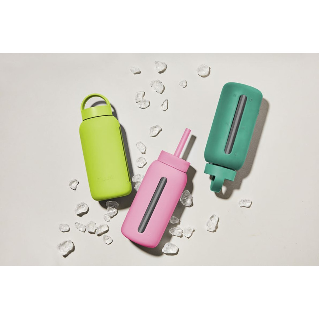 Butelka Szklana na Wodę - Frosted Green - 720 ml - Muuki