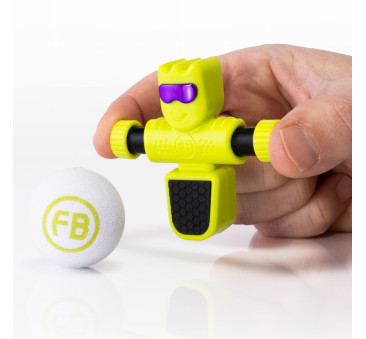 Zielony Piłkarzyk z Piłką - Zestaw dla Jednego Gracza - Foosbots - Fat Brain Toys
