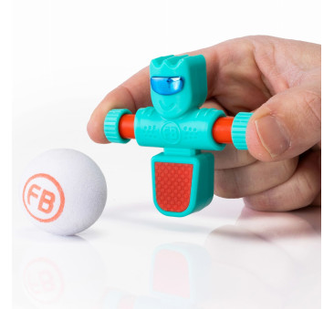 Niebieski Piłkarzyk z Piłką - Zestaw dla Jednego Gracza - Foosbots - Fat Brain Toys
