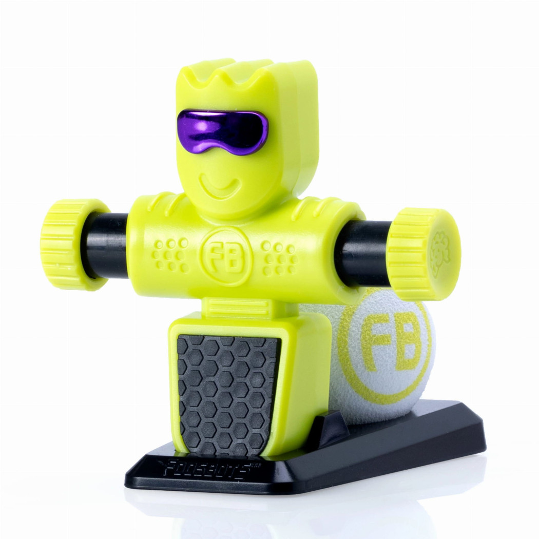 Zielony Piłkarzyk z Piłką - Zestaw dla Jednego Gracza - Foosbots - Fat Brain Toys