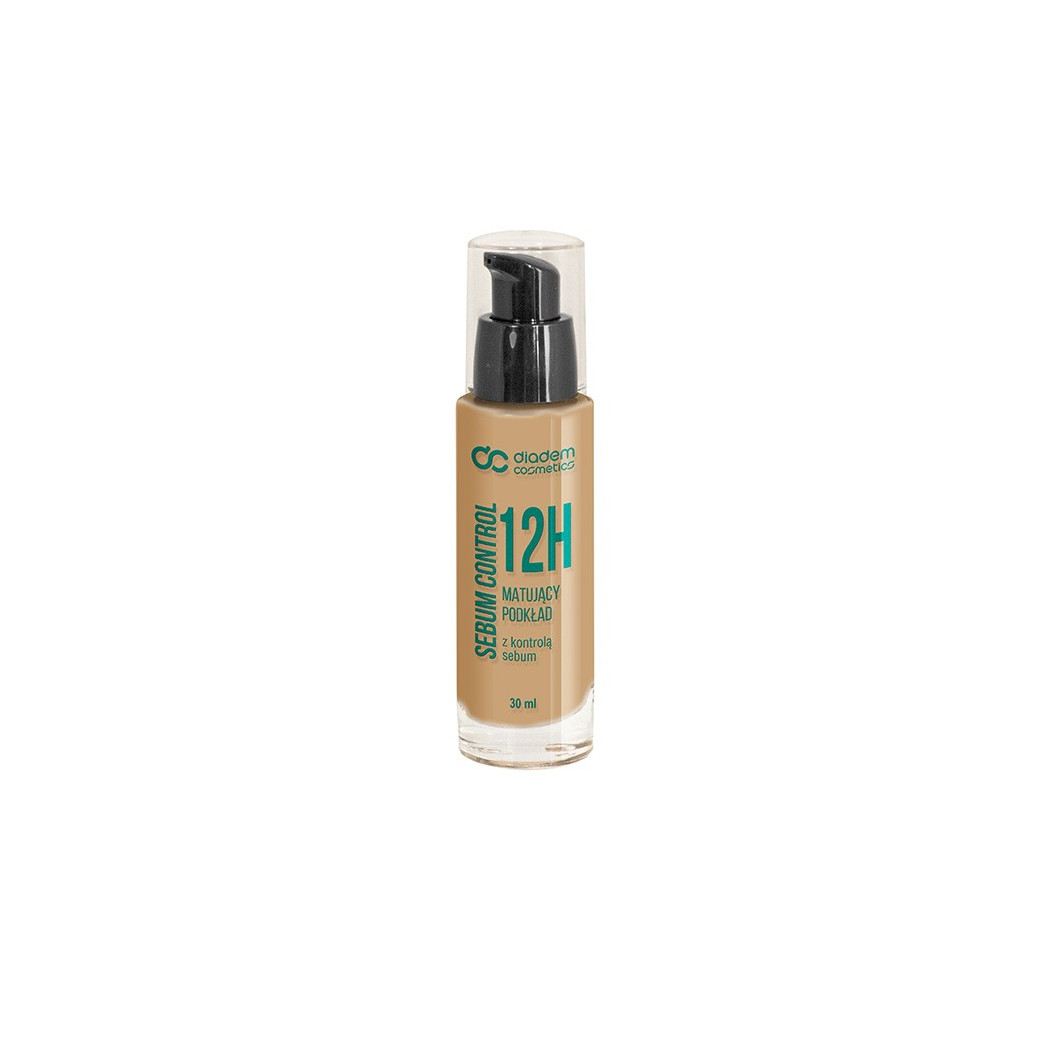Opalony - Nr 5 Podkład Matujący 12H Sebum Control 30 ml - Szafir Diadem Cosmetics