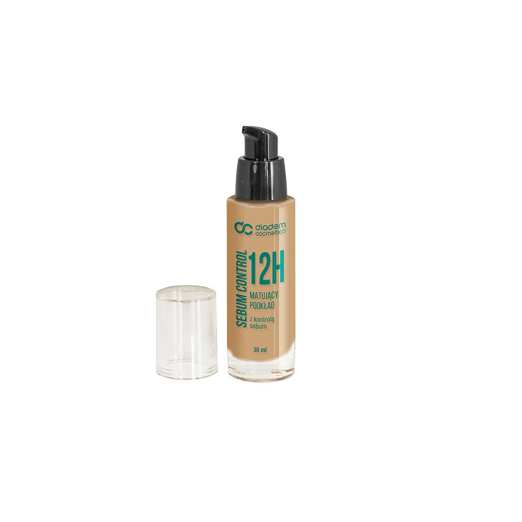Opalony - Nr 5 Podkład Matujący 12H Sebum Control 30 ml - Szafir Diadem Cosmetics