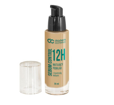 Ciepły Beż - Nr 4 Podkład Matujący 12H Sebum Control 30 ml - Szafir Diadem Cosmetics