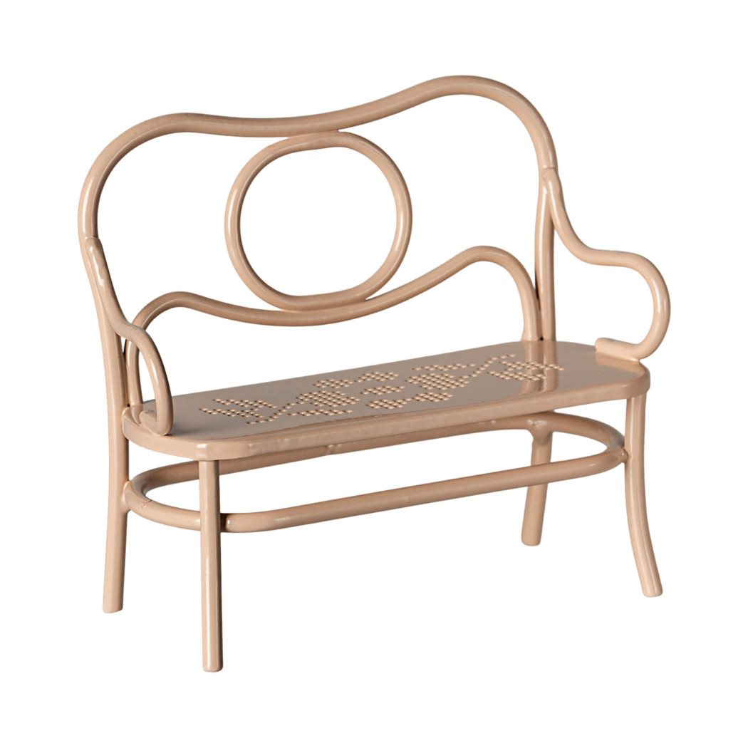 Zestaw Mebli Kawiarnianych dla Myszki Mamy i Taty - Jasny Róż - Akcesoria Dla Myszek - Maileg