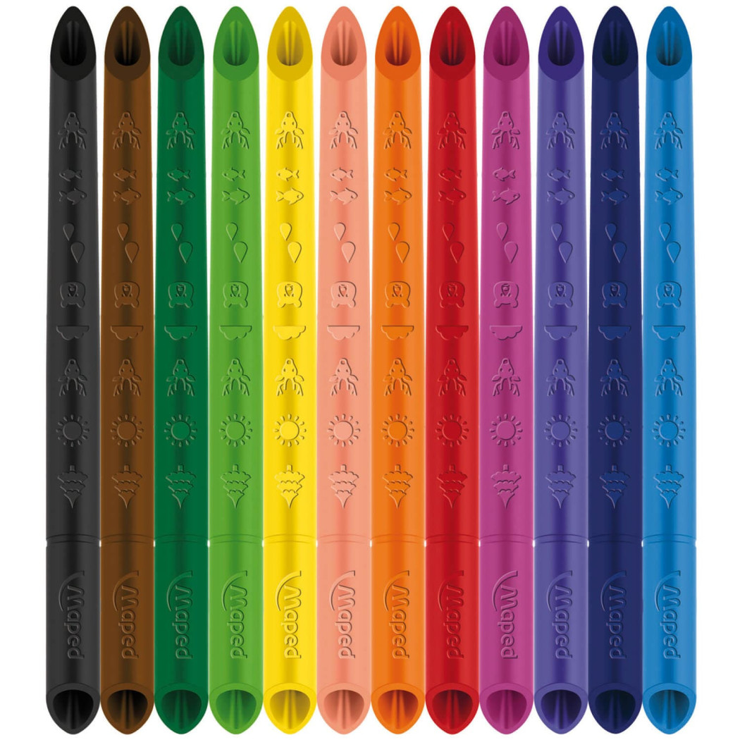 Kredki z Grafitu Infinity - 12 Kolorów - Maped