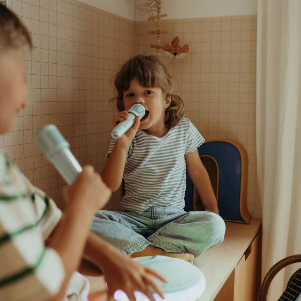 Przenośny Głośnik Karaoke z Mikrofonami - KIDYWOLF