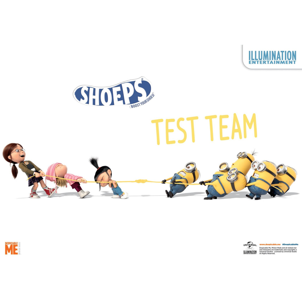 Niebieskie Silikonowe Sznurówki z Minionkami 14 szt. - Edycja Limitowana - SHOEPS