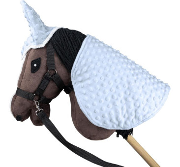 Błękitna - Derka i Nauszniki dla Hobby Horse /...