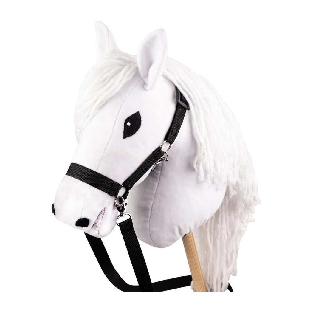 Biały A3 - Polski Hobby Horse - Koń na Kiju - Konik na Patyku - Skippi