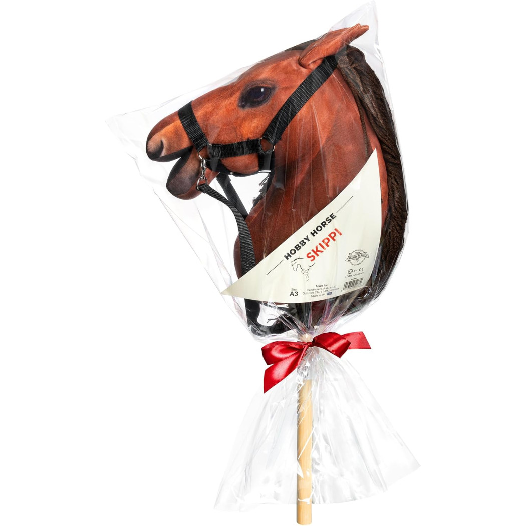 PROMOCJA Bursztynowy A3 - Polski Hobby Horse - Koń na Kiju - Konik na Patyku - Skippi