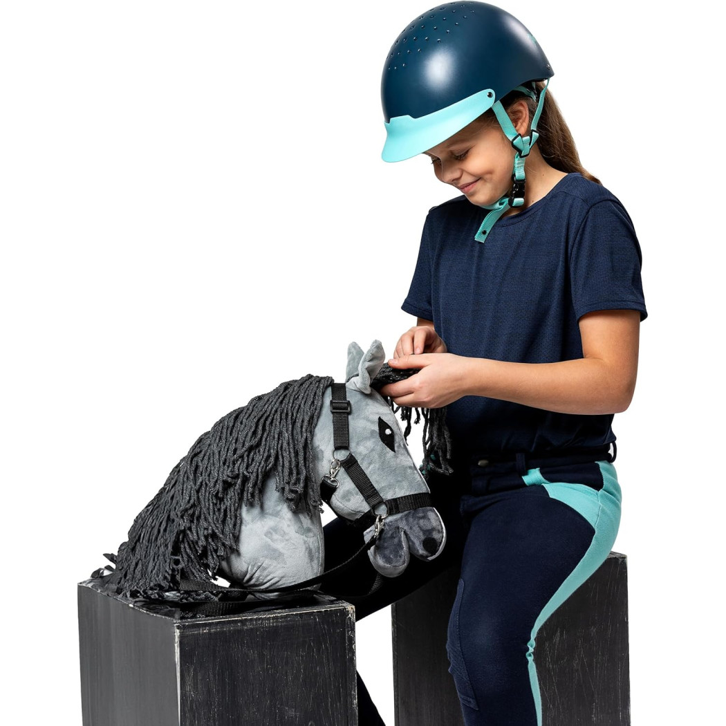 Szary A3 - Polski Hobby Horse - Koń na Kiju - Konik na Patyku - Skippi