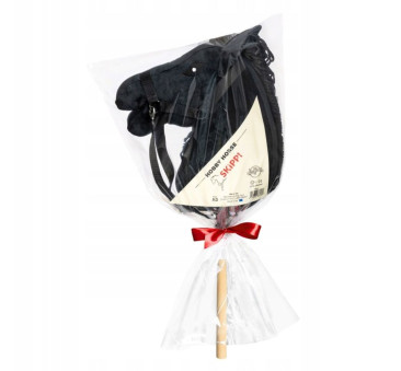 Czarny A3 - Polski Hobby Horse - Koń na Kiju - Konik na Patyku - Skippi