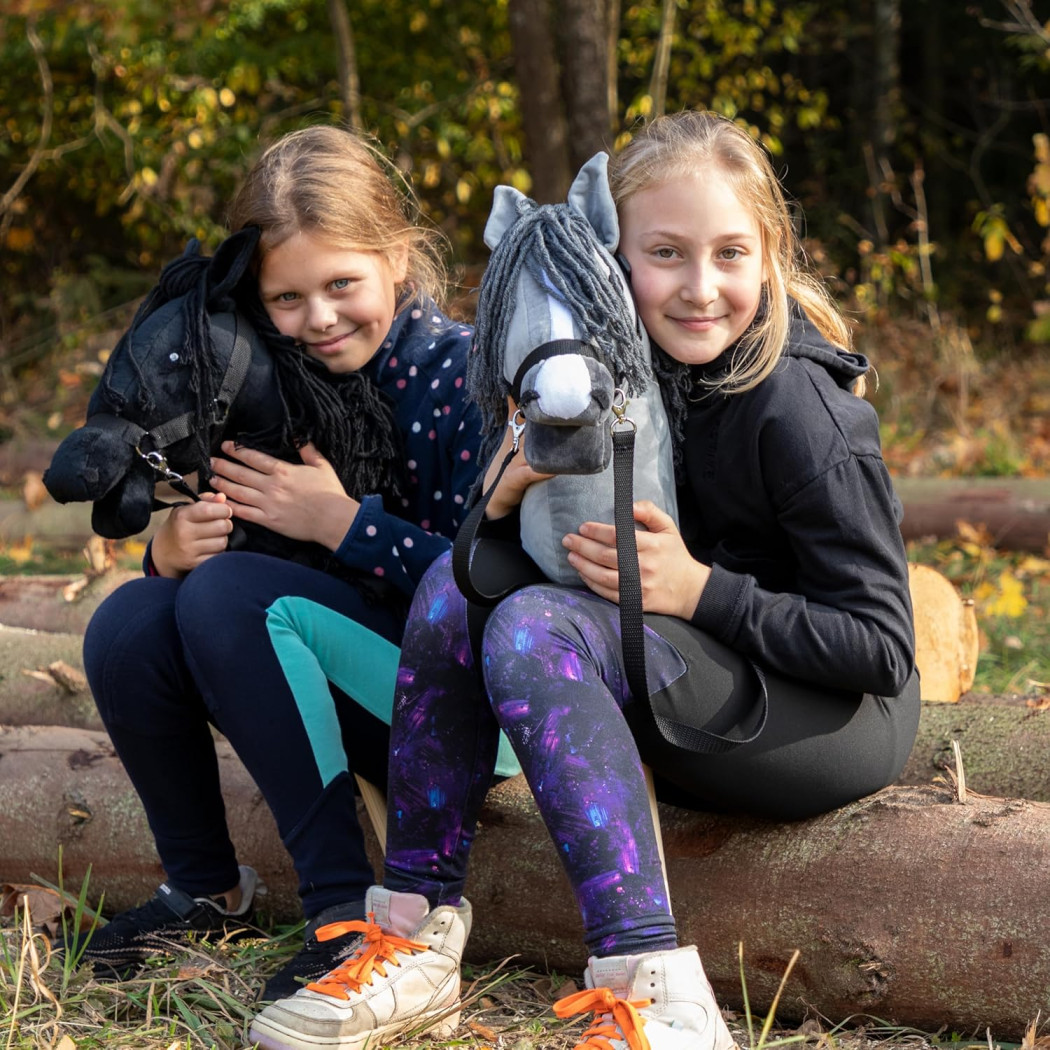 Szary A5 - Polski Hobby Horse - Koń na Kiju - Konik na Patyku - Skippi