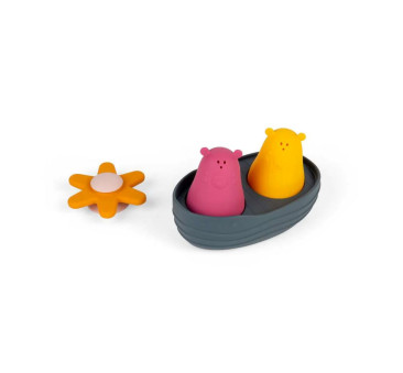 Łódka Sensoryczna - Silikonowa Zabawka do Kąpieli - Fidget Spinner - BigJigs Toys