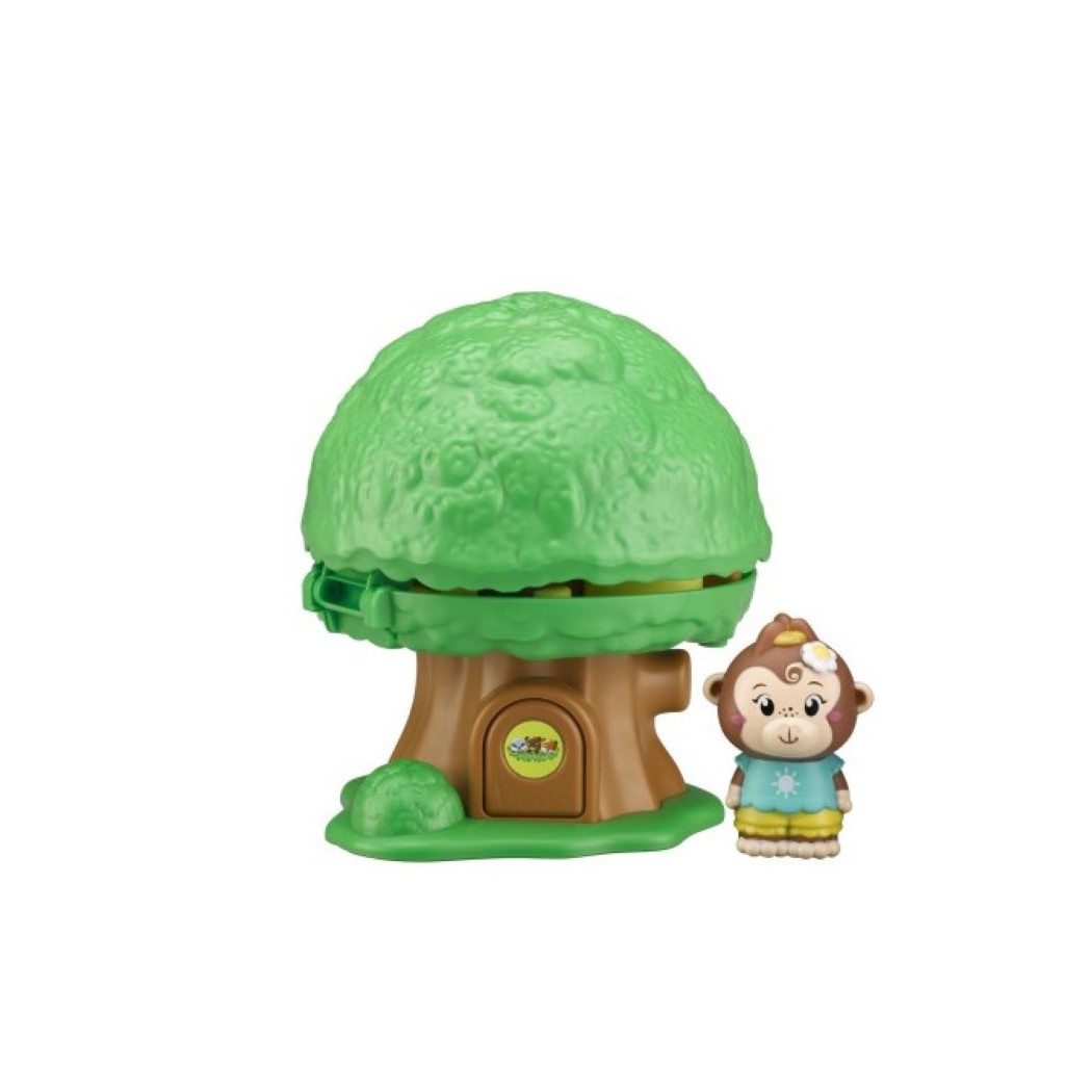 Mini Magiczne Drzewo - Przenośny Domek Leśnych Zwierzątek z Figurką - Klorofil