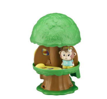 Mini Magiczne Drzewo - Przenośny Domek Leśnych Zwierzątek z Figurką - Klorofil