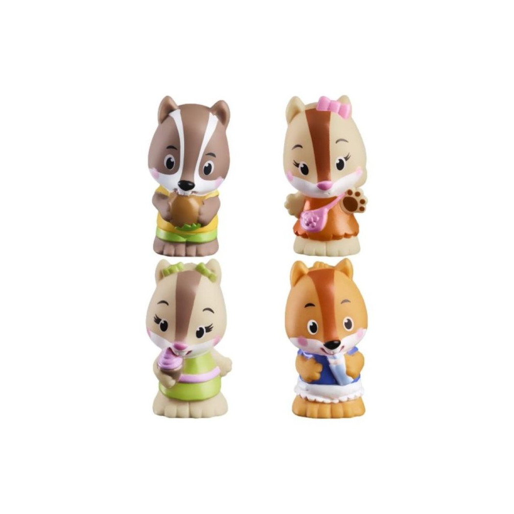 Nutnut - Rodzina Wiewiórek - Zestaw 4 Figurek - Klorofil