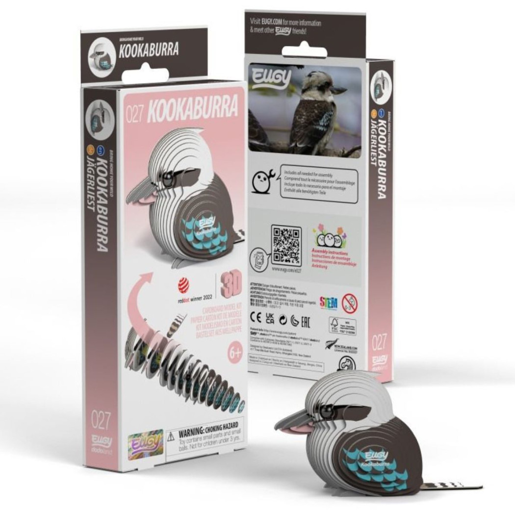 Kukabura Chichotliwa - Eko Układanka 3D - Eugy