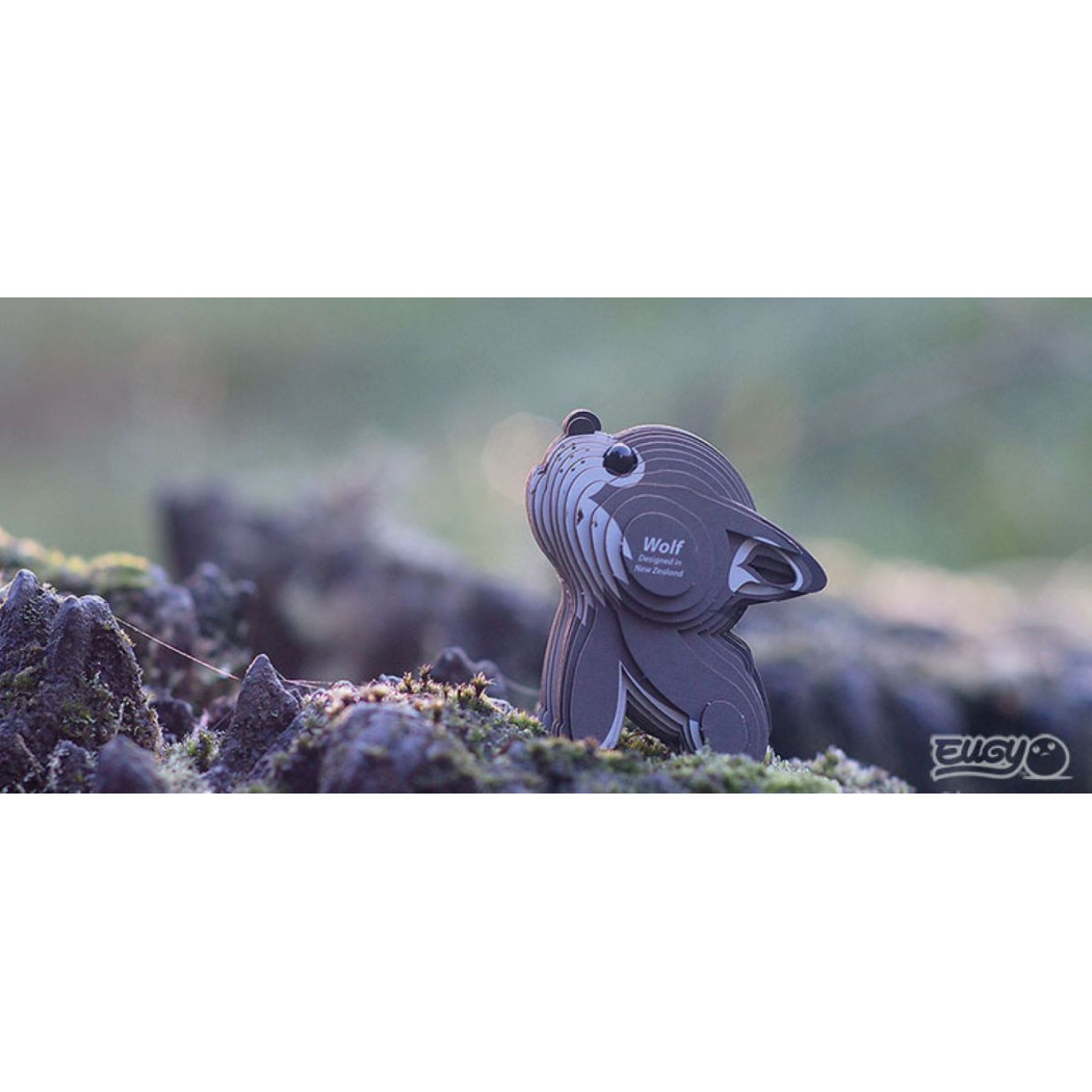 Wilk - Eko Układanka 3D - Eugy