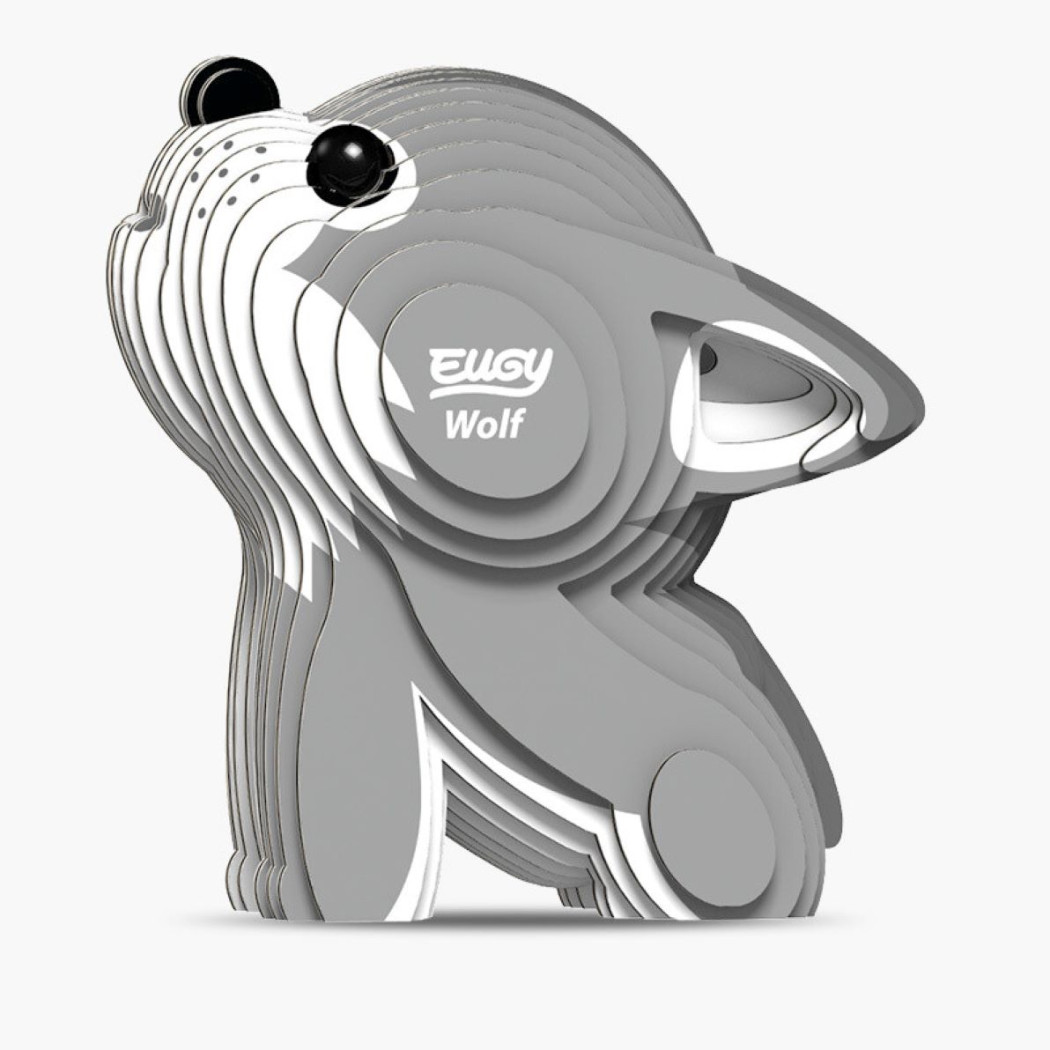 Wilk - Eko Układanka 3D - Eugy