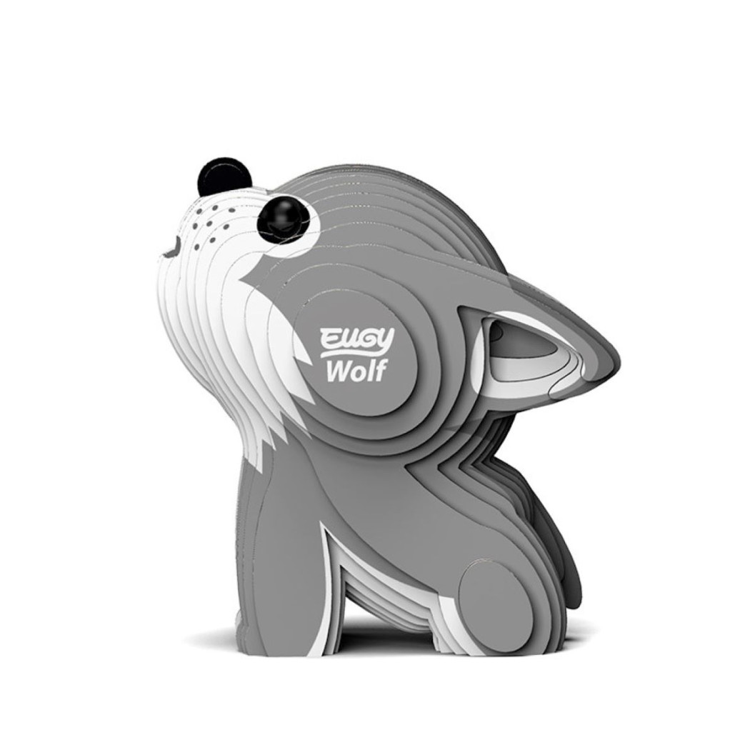 Wilk - Eko Układanka 3D - Eugy