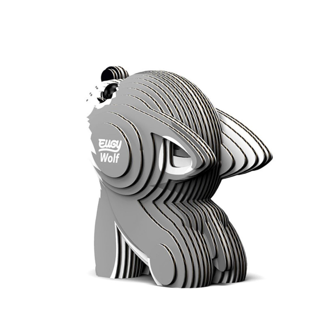 Wilk - Eko Układanka 3D - Eugy