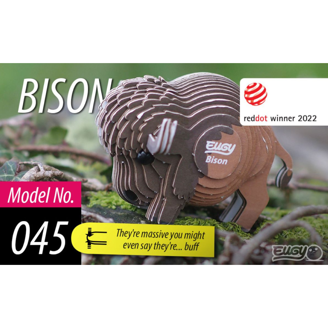 Bizon - Eko Układanka 3D - Eugy
