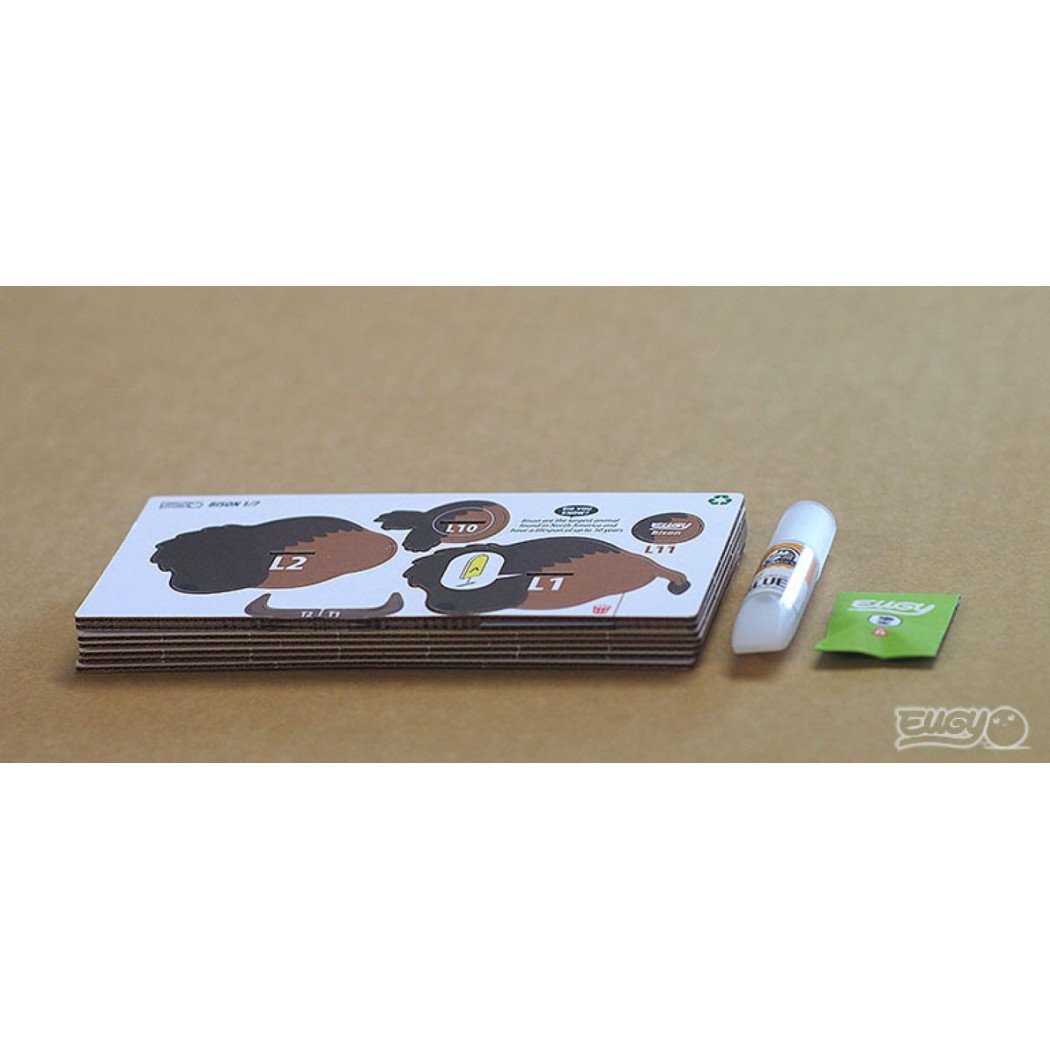 Bizon - Eko Układanka 3D - Eugy