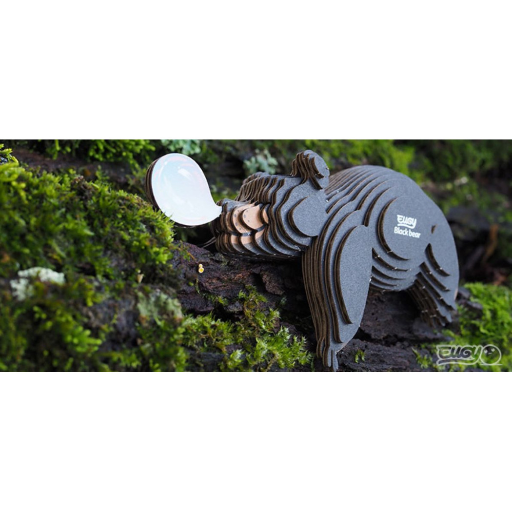 Niedźwiedź Brunatny - Eko Układanka 3D - Eugy