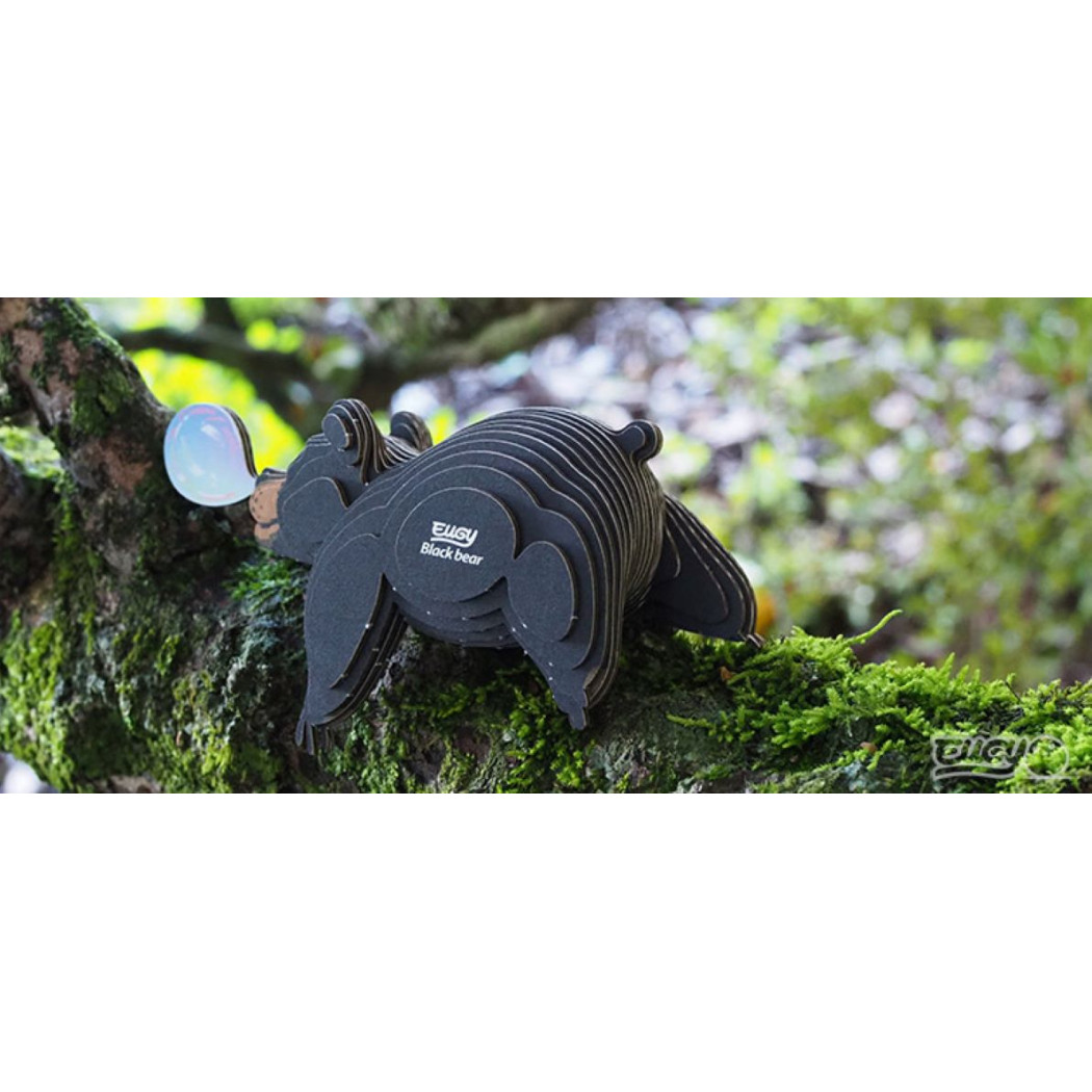 Niedźwiedź Brunatny - Eko Układanka 3D - Eugy