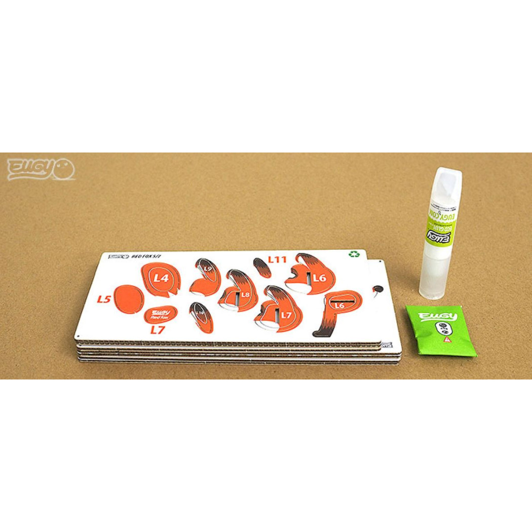 Lis - Eko Układanka 3D - Eugy