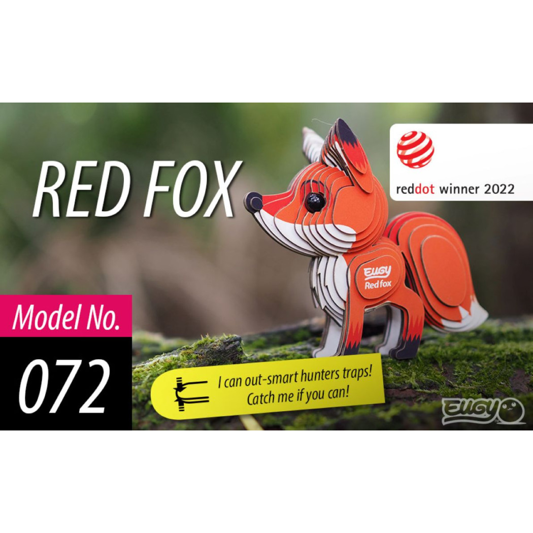 Lis - Eko Układanka 3D - Eugy