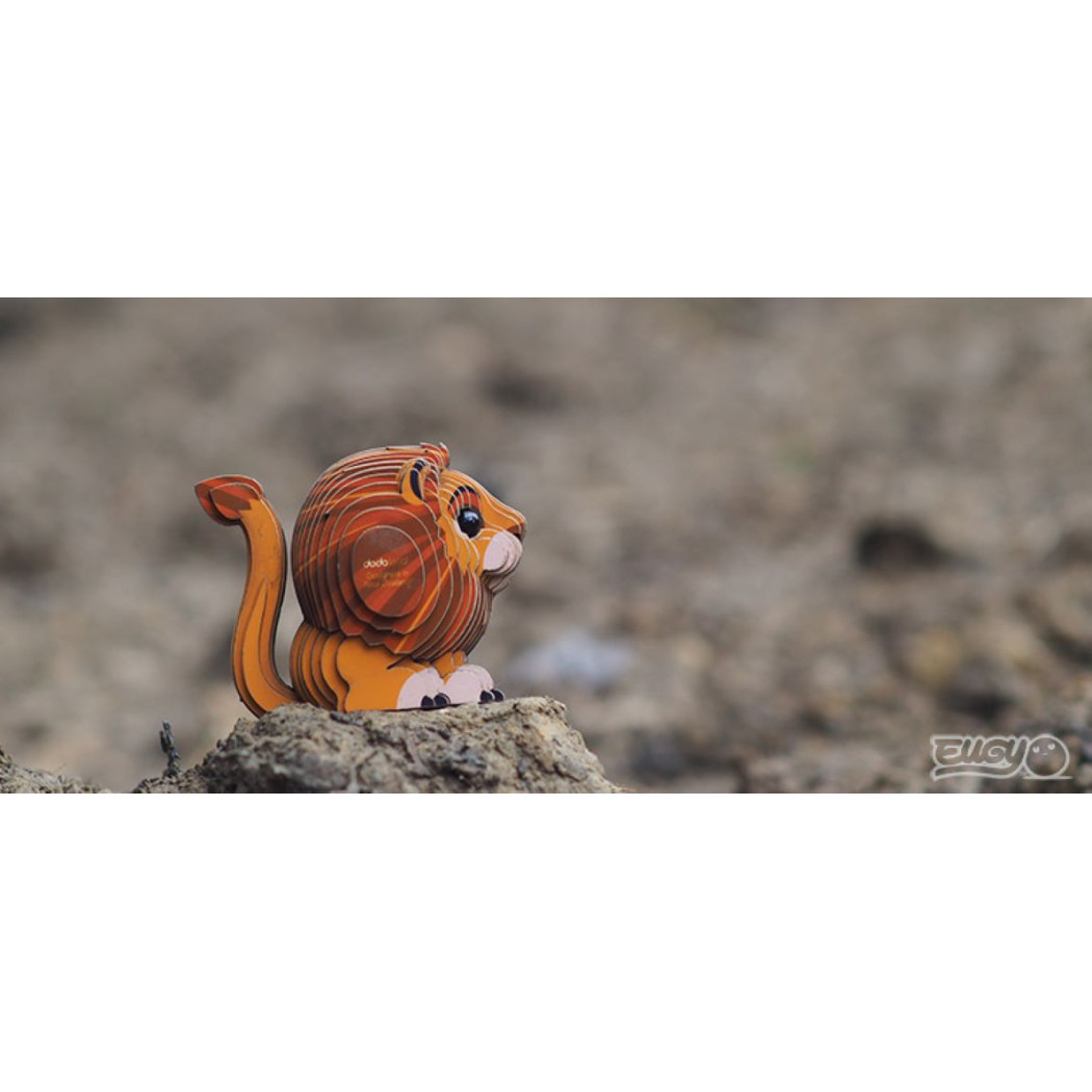 Lew - Eko Układanka 3D - Eugy