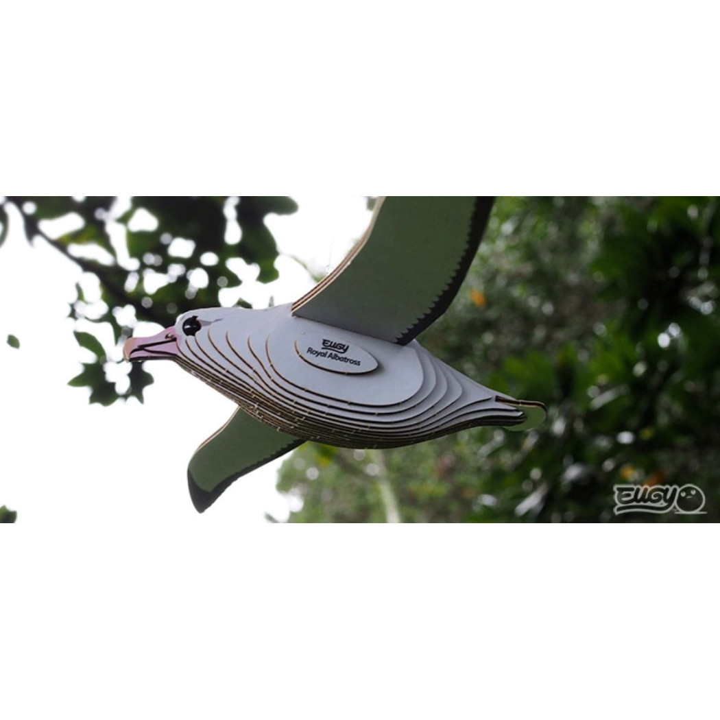 Albatros Królewski - Eko Układanka 3D - Eugy