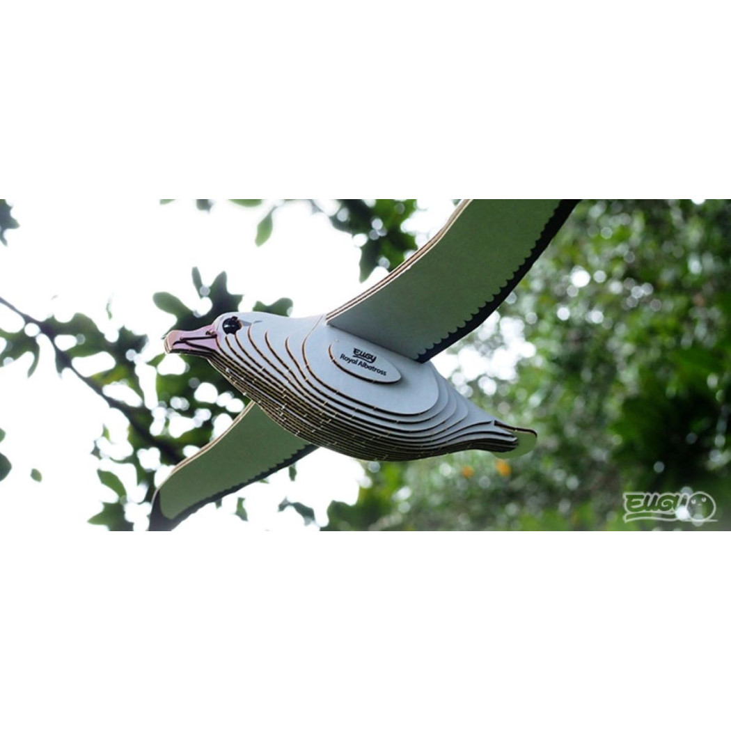 Albatros Królewski - Eko Układanka 3D - Eugy