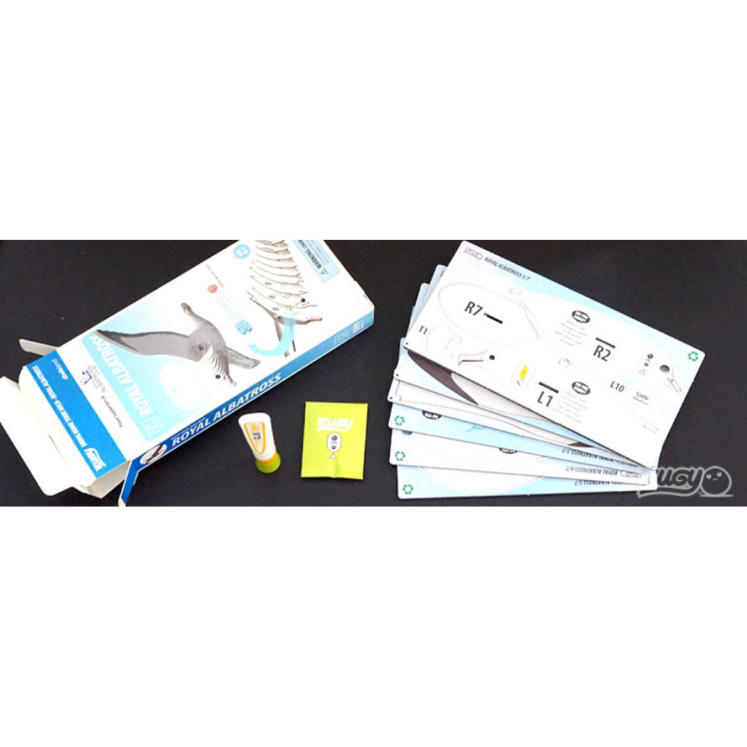 Albatros Królewski - Eko Układanka 3D - Eugy