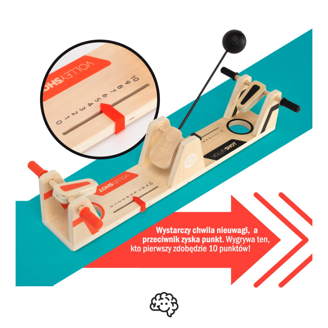 Volley Shot - Strzał z Woleja Gra Zręcznościowa - Fat Brain Toys